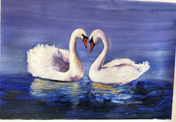 Swans od Sarah Thompson-Engels