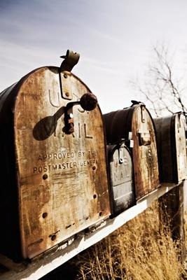 old American mailboxes in midwest od Sascha Burkard