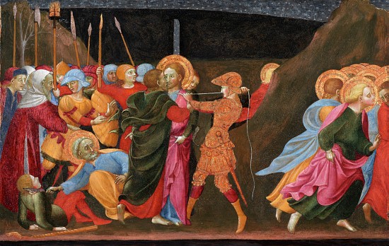 The Betrayal of Christ od Sassetta
