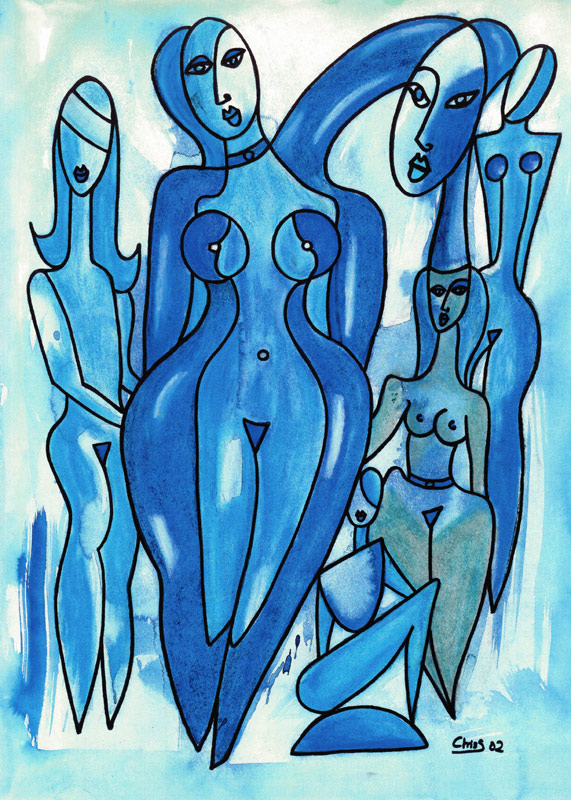 Blue sisters od Christine Schirrmacher 