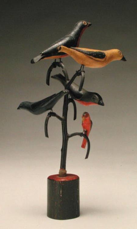 Five Birds in a Tree od 'Schtockschnitzler' Simmons
