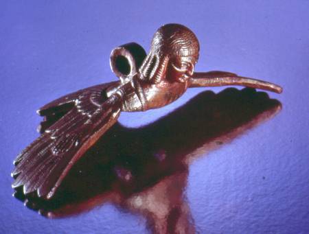 Cauldron handle, bird with the torso of a woman od Scythian