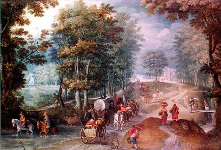 Peasants Journeying od Sebastian Vrancx