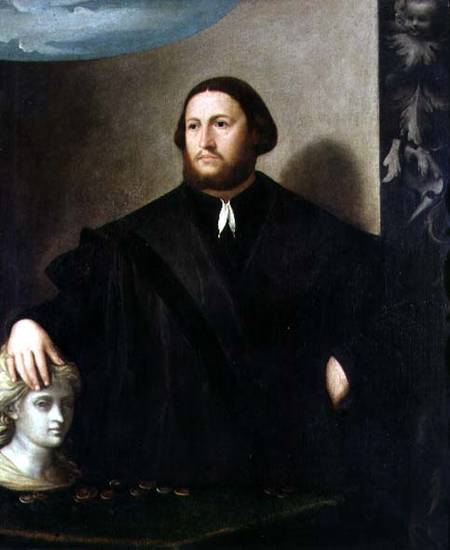 Portrait of Raphaele Grassi od Sebastiano Florigerio