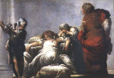 The Death of Cleopatra od Sebastiano Mazzoni