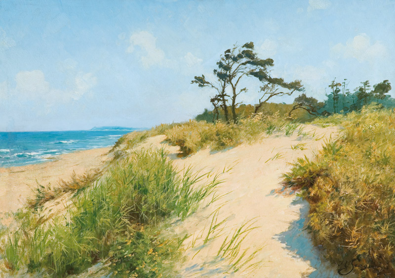 Pláž s dunami od Hermann Seeger