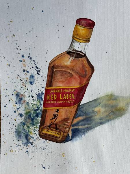 Whisky Studie 2, Johnnie Walker Red Label od Eva Seltmann-Reinig