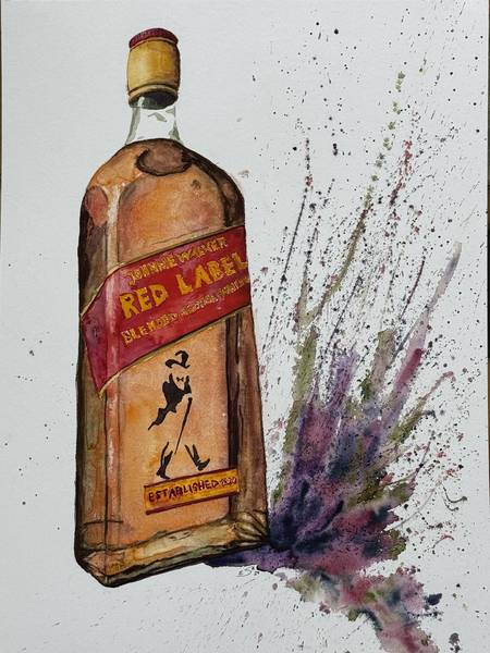 Whisky Studie 3, Johnnie Walker Red Label od Eva Seltmann-Reinig