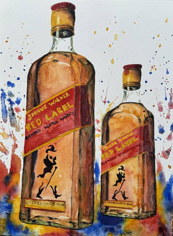 Whisky Studie 5, Johnnie Walker Red Label od Eva Seltmann-Reinig