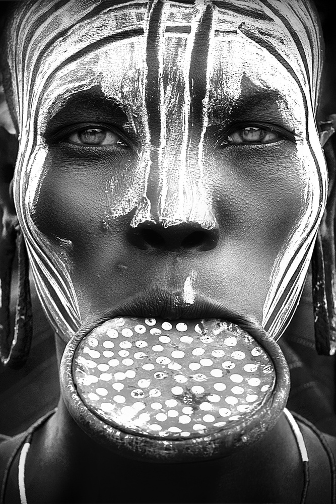 Tribal beauty - Ethiopia, Mursi people od Sergio Pandolfini