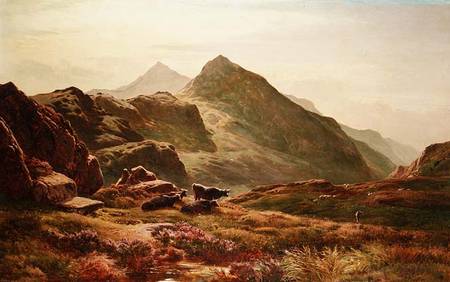 Highland scene od Sidnay Richard Percy