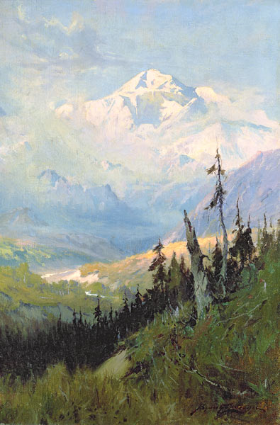 An Autumn Day, Mt. McKinley od Sidney Laurence