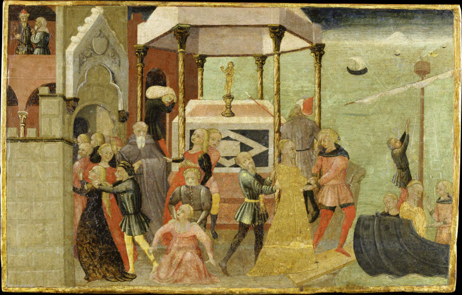 The Abduction of Helen od Sieneser Meister um 1430