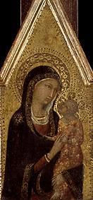 Maria with the child od Sienesisch