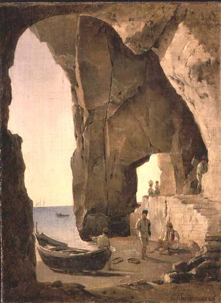 Cave in Sorrento od Silvestr Fedosievich Shchedrin