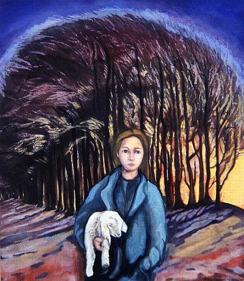 The Lamb, 1999 (w/c on paper)  od Silvia  Pastore