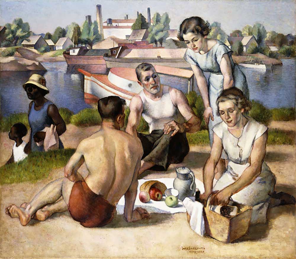 The Picnic, 1934-1935 od Simka Simkhovitch