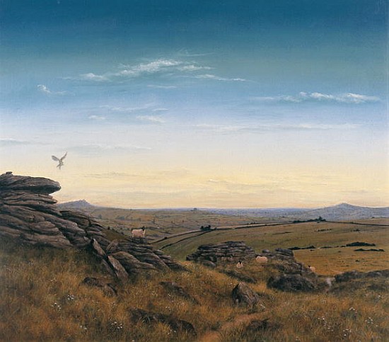 Evening Sky (oil on canvas)  od Simon  Cook