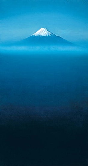 Mount Fuji (oil on canvas)  od Simon  Cook
