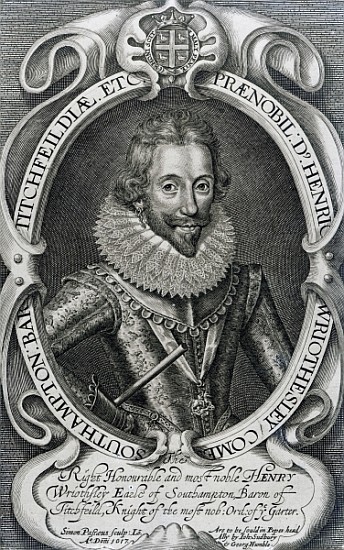 Henry Wriothesley, 3rd Earl of Southampton od Simon Van de Passe