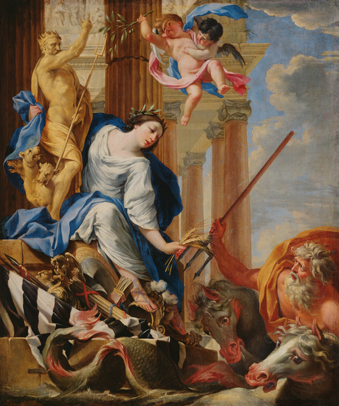 Ceres Vanquishing the Attributes of War od Simon Vouet