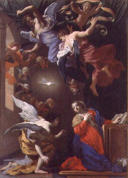 The Annunciation (panel) od Simon Vouet