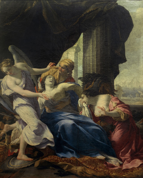 Death of Dido / Simon Vouet / Painting od Simon Vouet