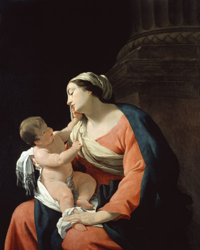 Madonna with child od Simon Vouet