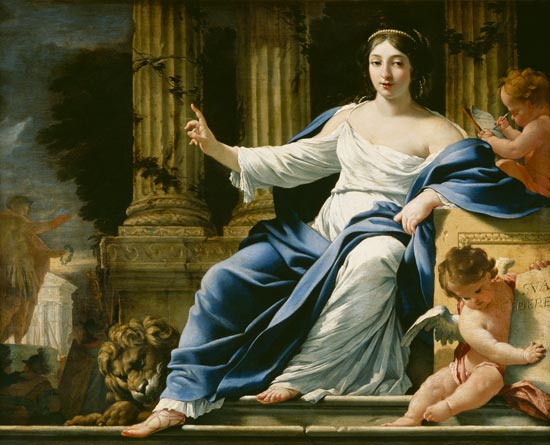 Polymnia, the Muse of Eloquence od Simon Vouet