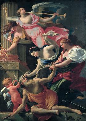 Vouet / Cupid & Venus beat Saturn c.1645