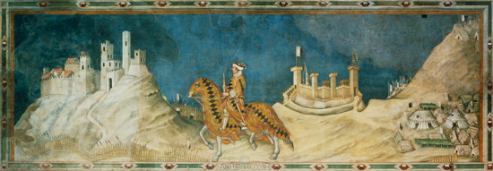 Guidoriccio da Fogliano od Simone Martini