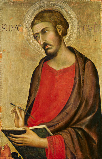 St. Lukas. od Simone Martini