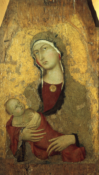 Simone Martini, Virgin and Child (Siena) od Simone Martini
