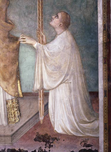 Simone Martini, Wunder der Messe,Diakon od Simone Martini