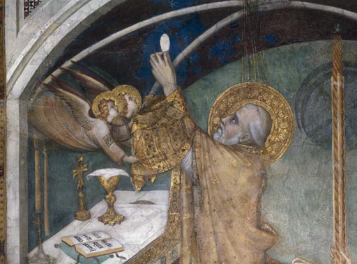 Das Wunder waehrend der Messe od Simone Martini
