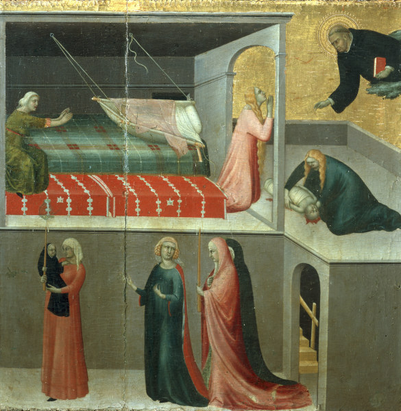 Miracle of Agostino Novello od Simone Martini