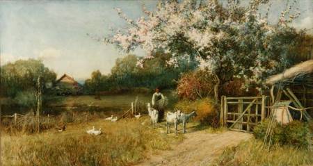 Springtime od Sir Alfred East