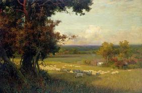 The Golden Valley (oil on canvas)