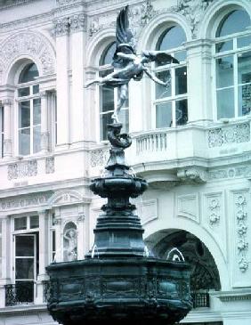 Eros (The Angel of Christian Charity), at Piccadilly Circus, London