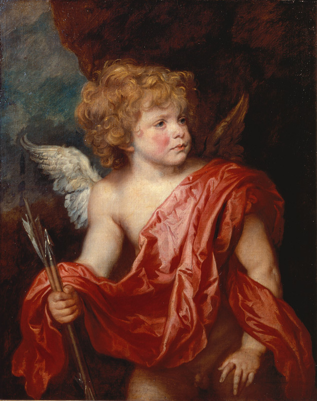 Amor mit den Liebespfeilen od Sir Anthonis van Dyck