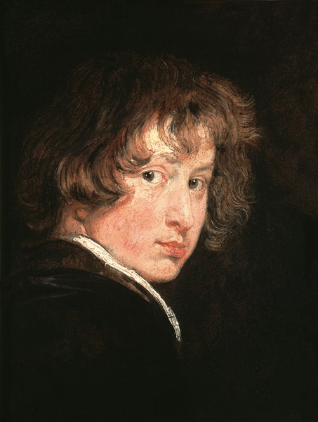 Youthful self-portrait od Sir Anthonis van Dyck