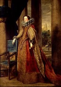 Portrait the Marquise Geromina Spinola, Doria of Genua. od Sir Anthonis van Dyck