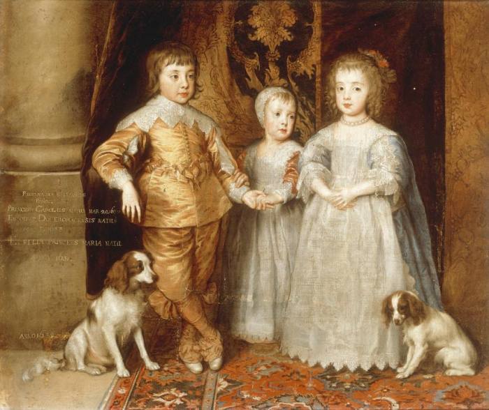 The Three Children of Charles I od Sir Anthonis van Dyck