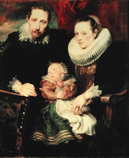 A Family Portrait od Sir Anthonis van Dyck