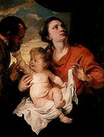 The sacred family od Sir Anthonis van Dyck