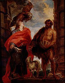 The hll.Johannes d.T. and Johannes Evangelist. od Sir Anthonis van Dyck