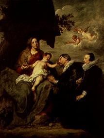 Madonna with founder married couple od Sir Anthonis van Dyck