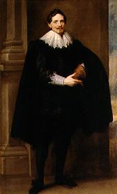 Man portrait. od Sir Anthonis van Dyck