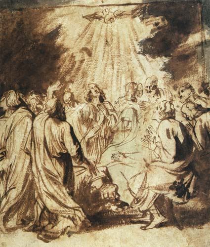 Pentecost od Sir Anthonis van Dyck