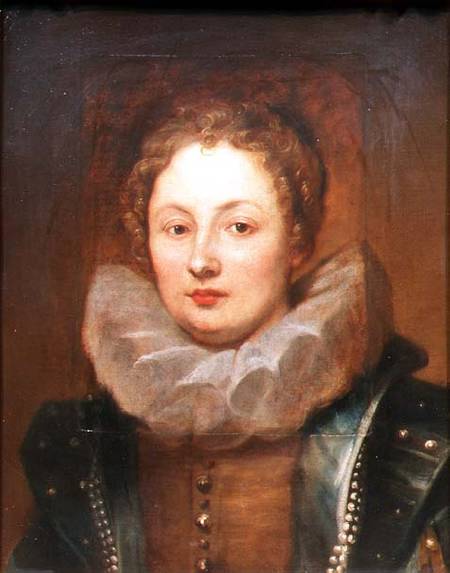 Portrait of a noblewoman od Sir Anthonis van Dyck